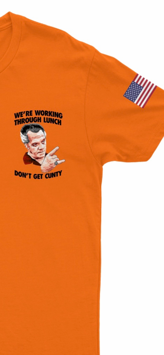 Cunty T-Shirt in Safety Orange